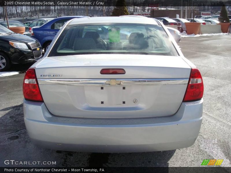 Galaxy Silver Metallic / Gray 2005 Chevrolet Malibu Sedan