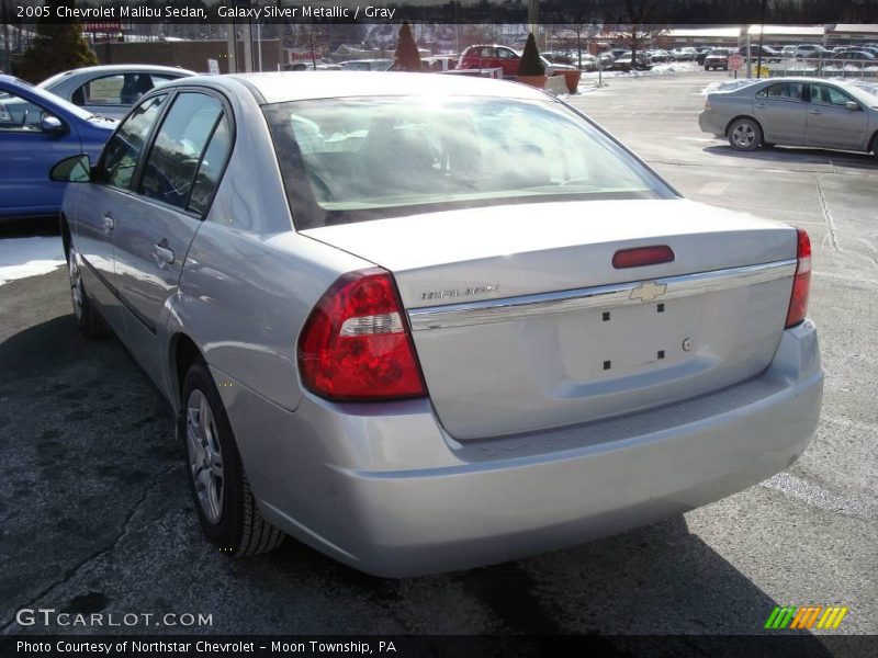 Galaxy Silver Metallic / Gray 2005 Chevrolet Malibu Sedan