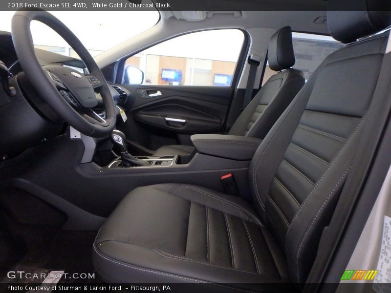 White Gold / Charcoal Black 2018 Ford Escape SEL 4WD
