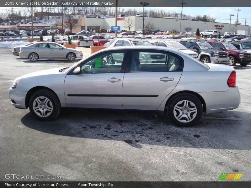 Galaxy Silver Metallic / Gray 2005 Chevrolet Malibu Sedan