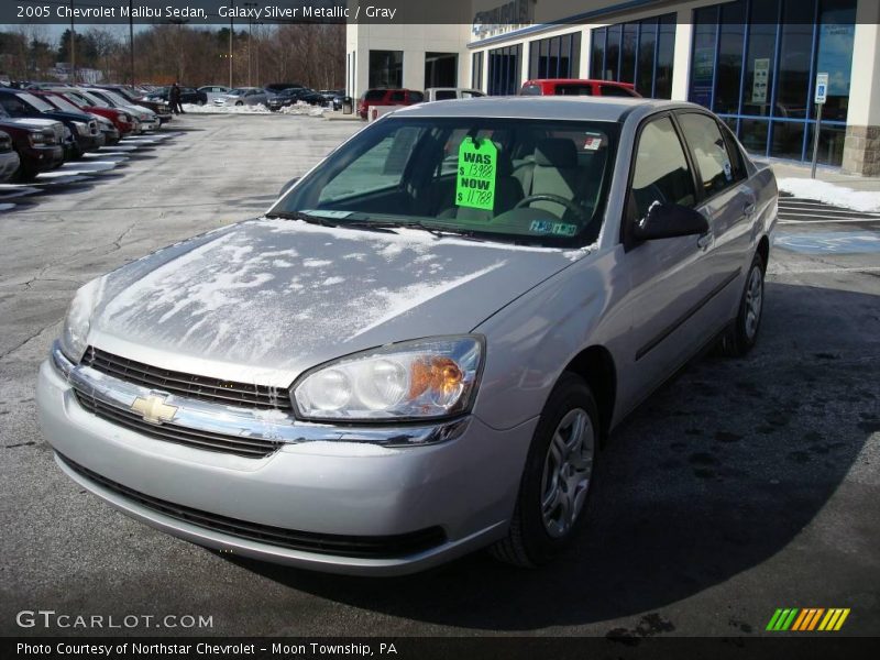 Galaxy Silver Metallic / Gray 2005 Chevrolet Malibu Sedan