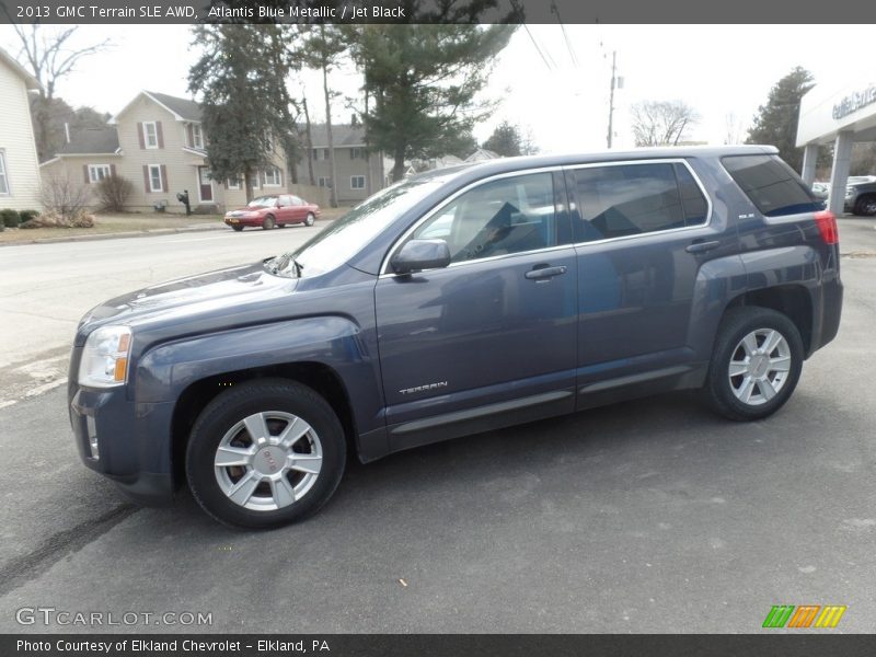 Atlantis Blue Metallic / Jet Black 2013 GMC Terrain SLE AWD