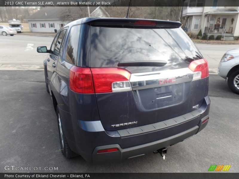 Atlantis Blue Metallic / Jet Black 2013 GMC Terrain SLE AWD