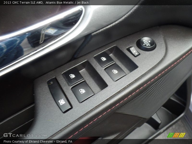 Atlantis Blue Metallic / Jet Black 2013 GMC Terrain SLE AWD