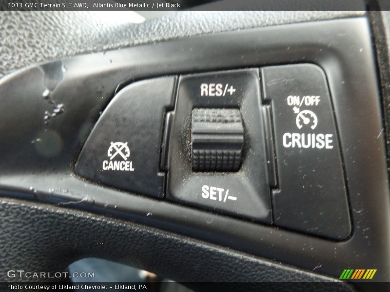 Atlantis Blue Metallic / Jet Black 2013 GMC Terrain SLE AWD