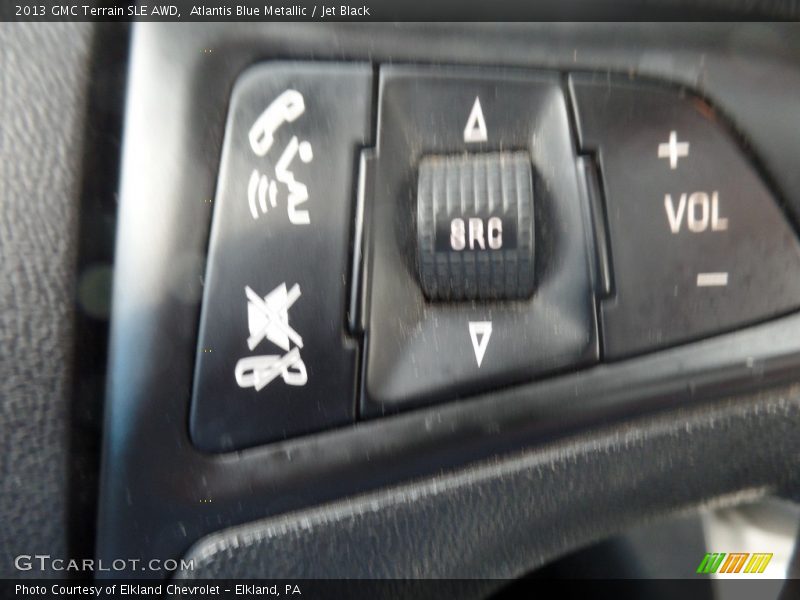 Atlantis Blue Metallic / Jet Black 2013 GMC Terrain SLE AWD
