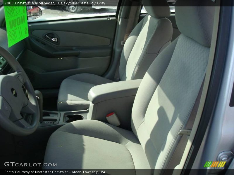 Galaxy Silver Metallic / Gray 2005 Chevrolet Malibu Sedan
