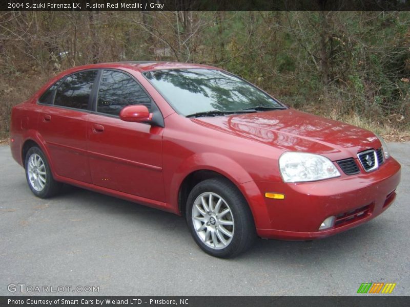 Fusion Red Metallic / Gray 2004 Suzuki Forenza LX