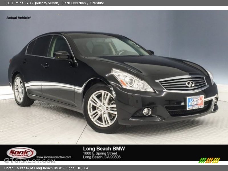 Black Obsidian / Graphite 2013 Infiniti G 37 Journey Sedan