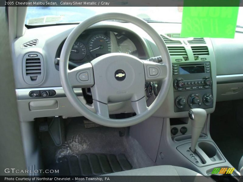 Galaxy Silver Metallic / Gray 2005 Chevrolet Malibu Sedan