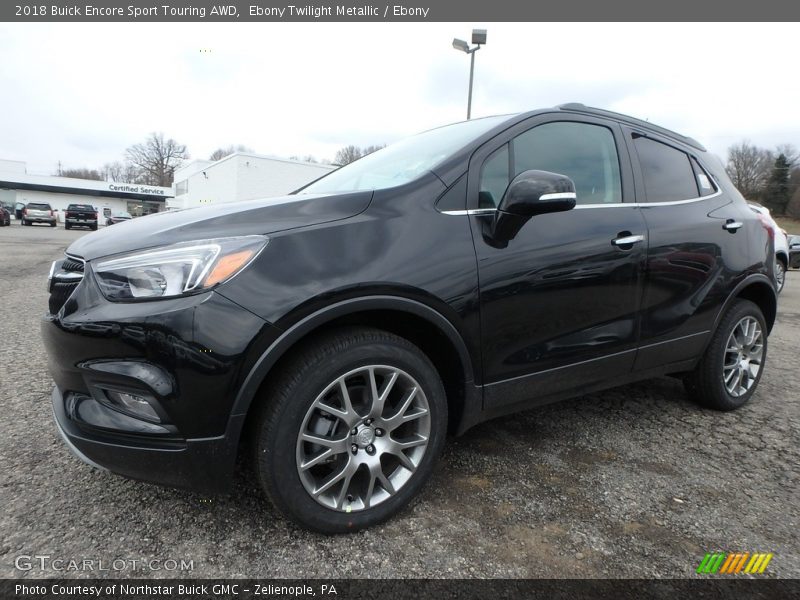 Ebony Twilight Metallic / Ebony 2018 Buick Encore Sport Touring AWD