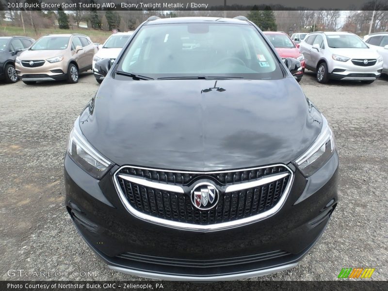 Ebony Twilight Metallic / Ebony 2018 Buick Encore Sport Touring AWD