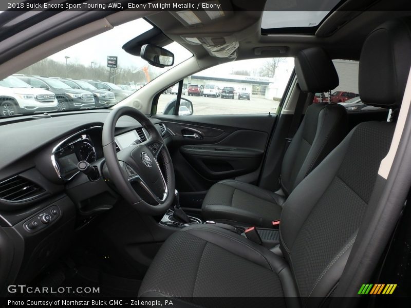 Ebony Twilight Metallic / Ebony 2018 Buick Encore Sport Touring AWD