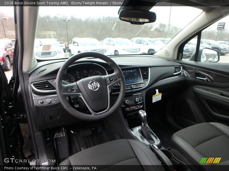 Ebony Twilight Metallic / Ebony 2018 Buick Encore Sport Touring AWD