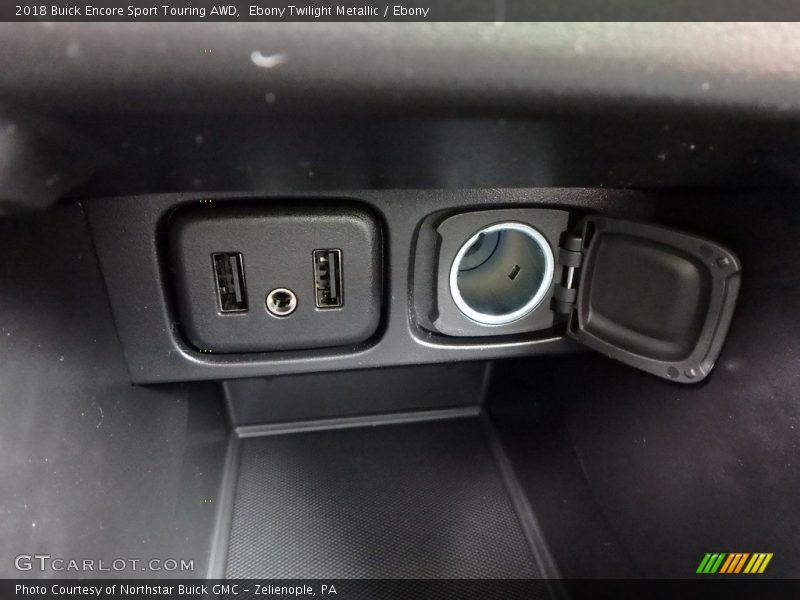 Ebony Twilight Metallic / Ebony 2018 Buick Encore Sport Touring AWD
