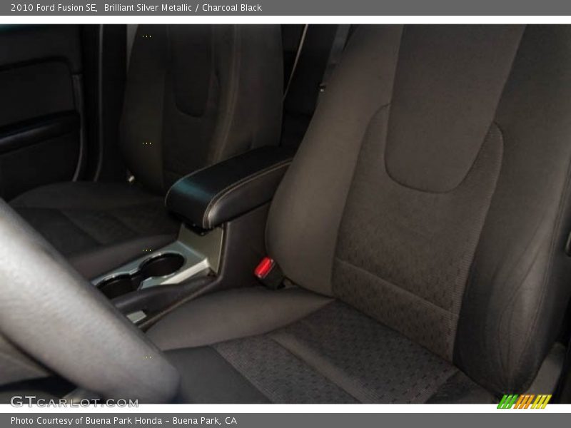 Brilliant Silver Metallic / Charcoal Black 2010 Ford Fusion SE