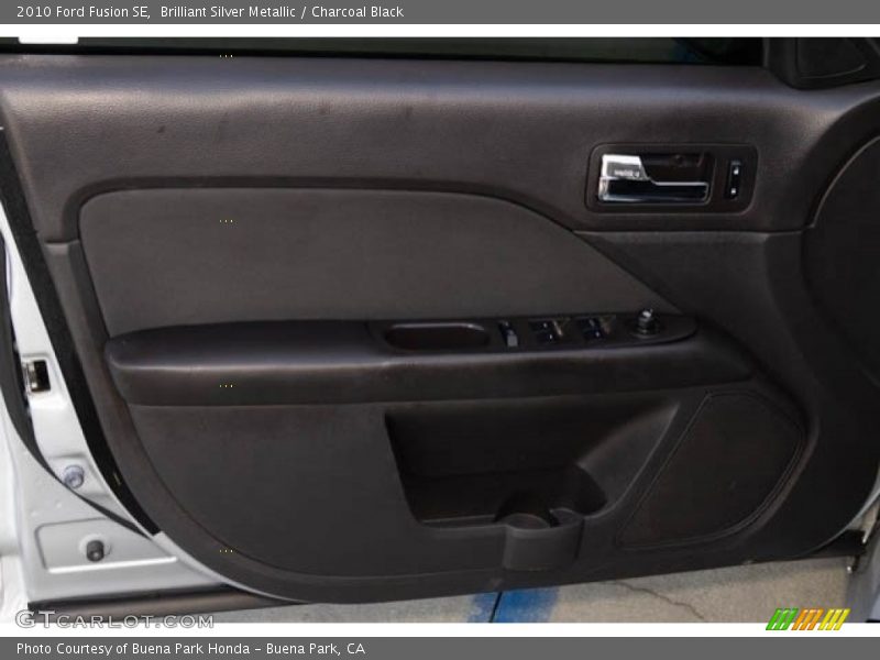 Brilliant Silver Metallic / Charcoal Black 2010 Ford Fusion SE