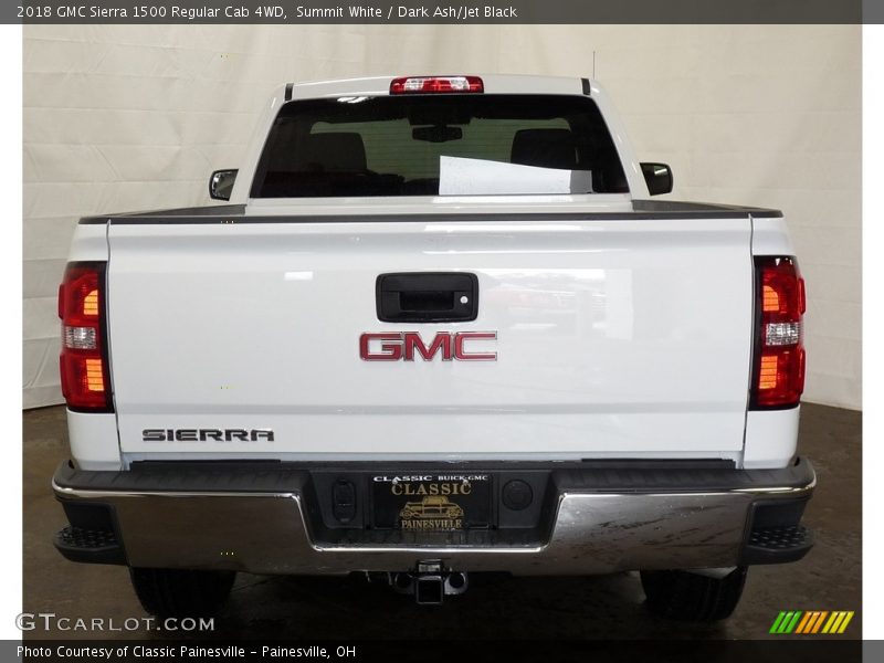 Summit White / Dark Ash/Jet Black 2018 GMC Sierra 1500 Regular Cab 4WD