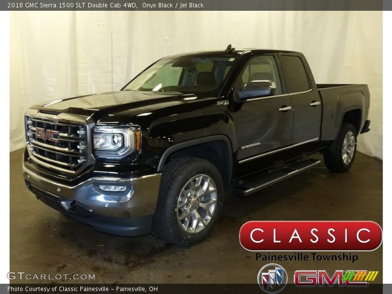 Onyx Black / Jet Black 2018 GMC Sierra 1500 SLT Double Cab 4WD