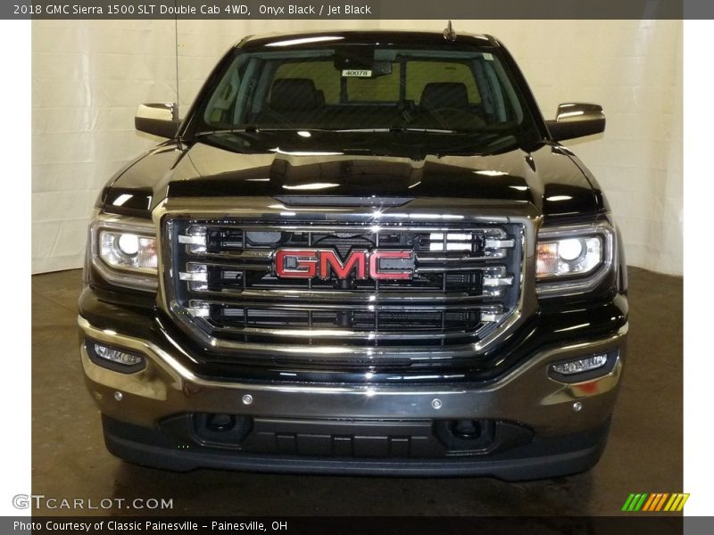 Onyx Black / Jet Black 2018 GMC Sierra 1500 SLT Double Cab 4WD