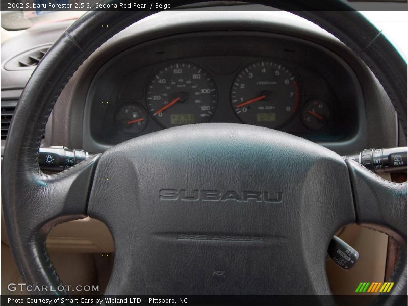Sedona Red Pearl / Beige 2002 Subaru Forester 2.5 S
