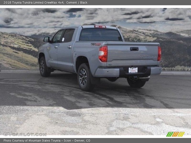 Cement / Black 2018 Toyota Tundra Limited CrewMax 4x4