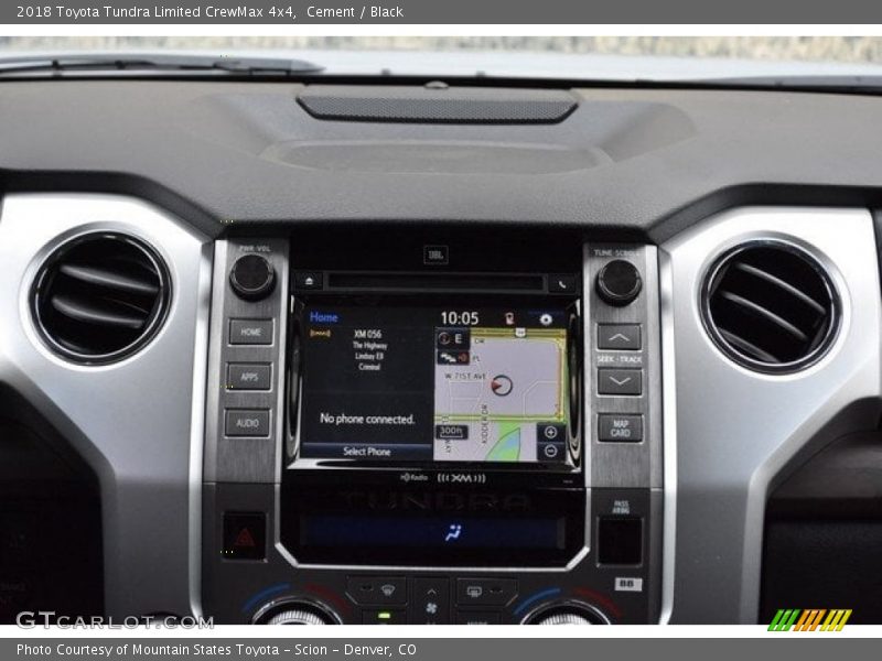 Cement / Black 2018 Toyota Tundra Limited CrewMax 4x4
