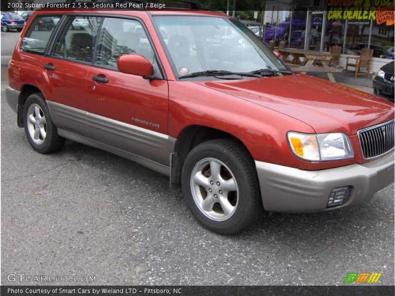 Sedona Red Pearl / Beige 2002 Subaru Forester 2.5 S