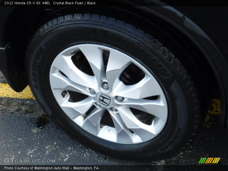 Crystal Black Pearl / Black 2012 Honda CR-V EX 4WD