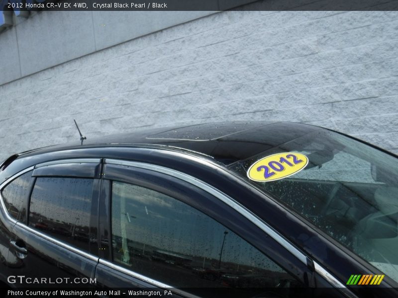 Crystal Black Pearl / Black 2012 Honda CR-V EX 4WD