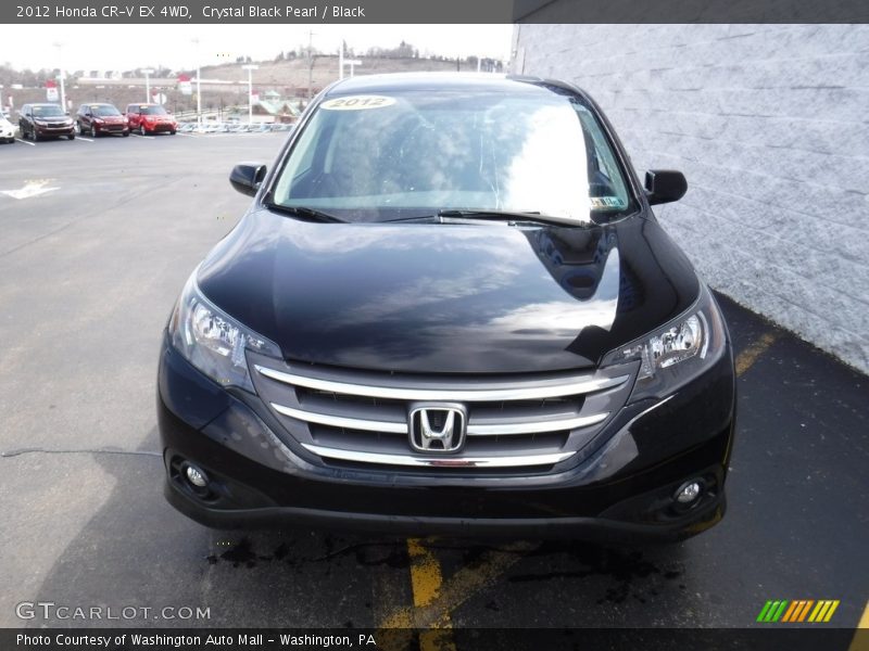 Crystal Black Pearl / Black 2012 Honda CR-V EX 4WD