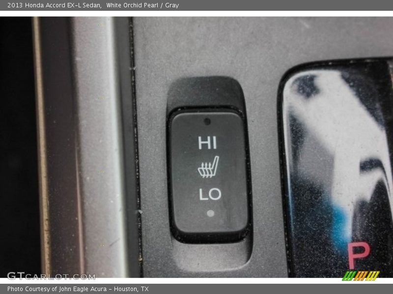 White Orchid Pearl / Gray 2013 Honda Accord EX-L Sedan