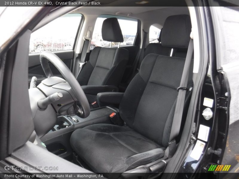 Crystal Black Pearl / Black 2012 Honda CR-V EX 4WD