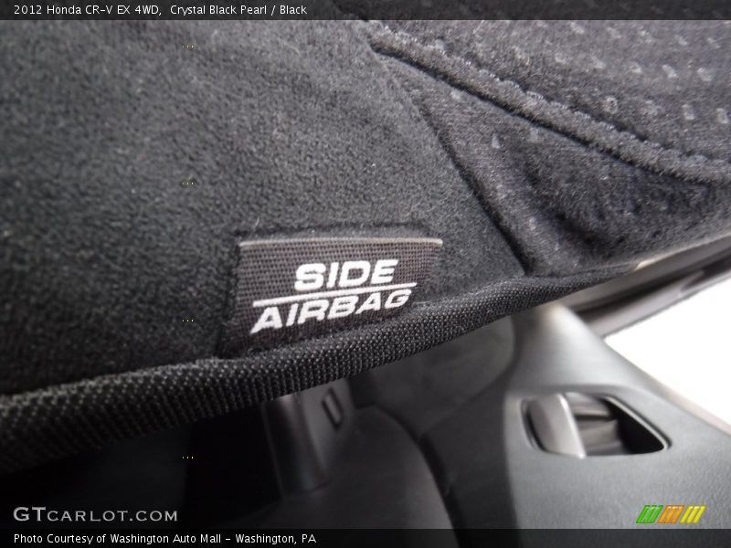 Crystal Black Pearl / Black 2012 Honda CR-V EX 4WD