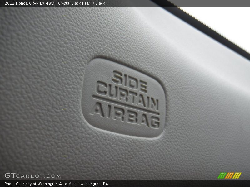Crystal Black Pearl / Black 2012 Honda CR-V EX 4WD