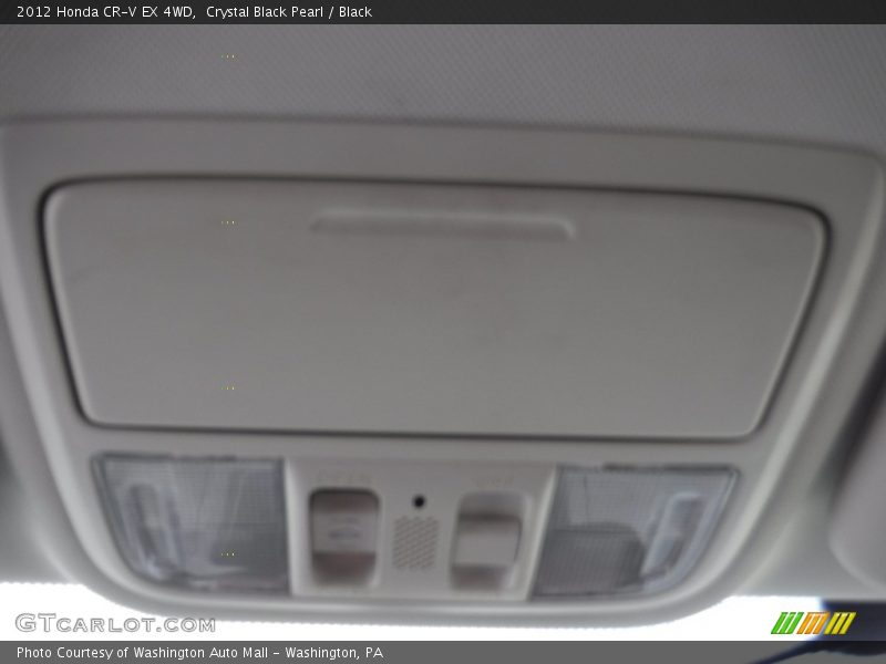 Crystal Black Pearl / Black 2012 Honda CR-V EX 4WD