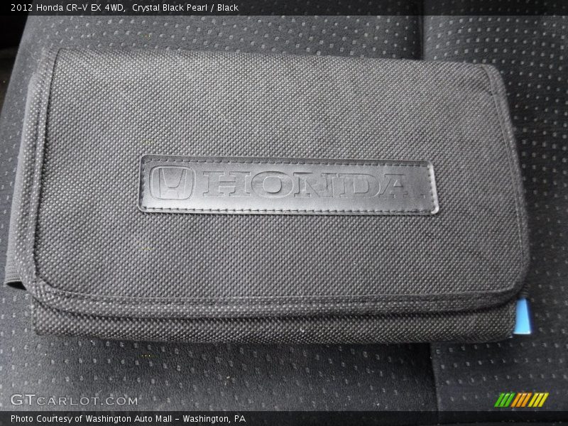 Crystal Black Pearl / Black 2012 Honda CR-V EX 4WD