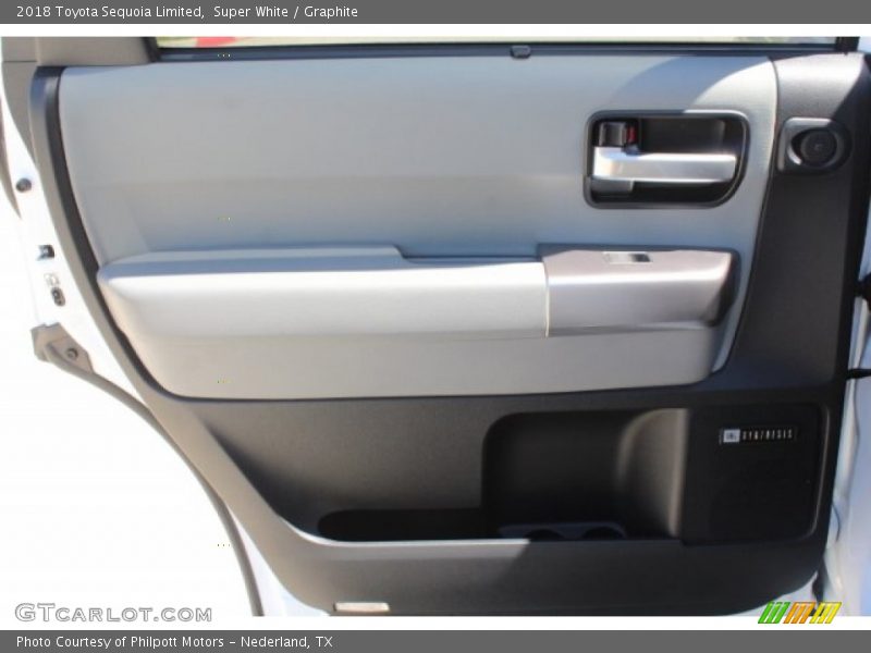 Super White / Graphite 2018 Toyota Sequoia Limited