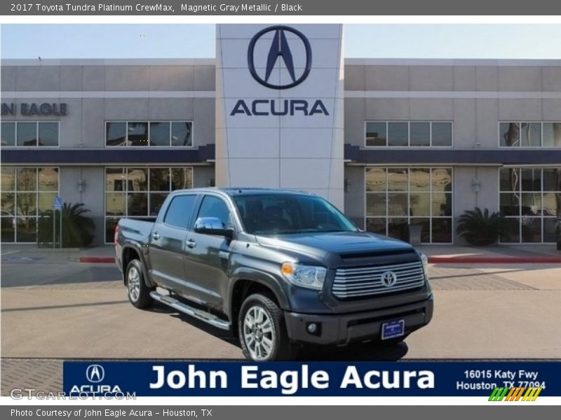 Magnetic Gray Metallic / Black 2017 Toyota Tundra Platinum CrewMax