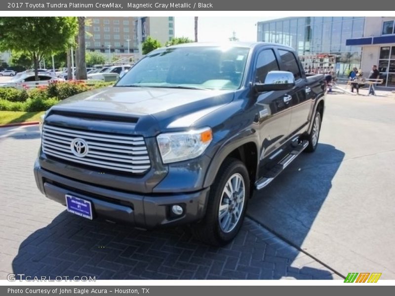 Magnetic Gray Metallic / Black 2017 Toyota Tundra Platinum CrewMax