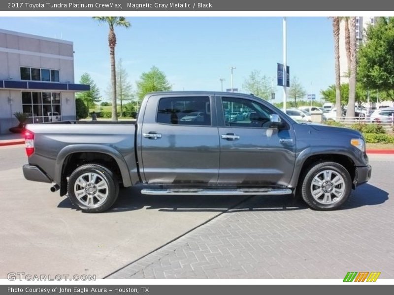 Magnetic Gray Metallic / Black 2017 Toyota Tundra Platinum CrewMax