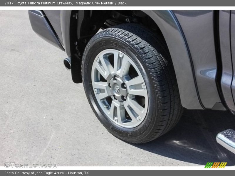 Magnetic Gray Metallic / Black 2017 Toyota Tundra Platinum CrewMax