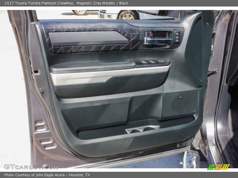 Magnetic Gray Metallic / Black 2017 Toyota Tundra Platinum CrewMax