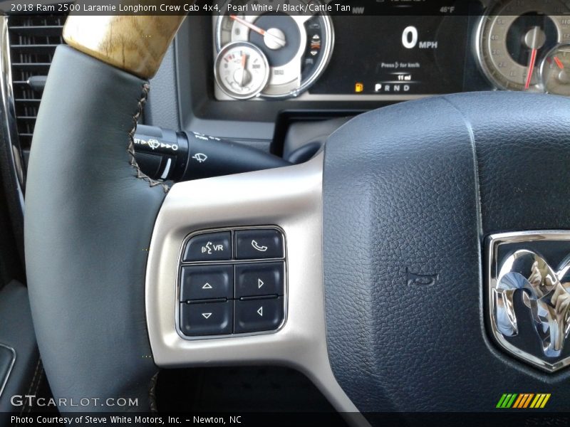 Controls of 2018 2500 Laramie Longhorn Crew Cab 4x4