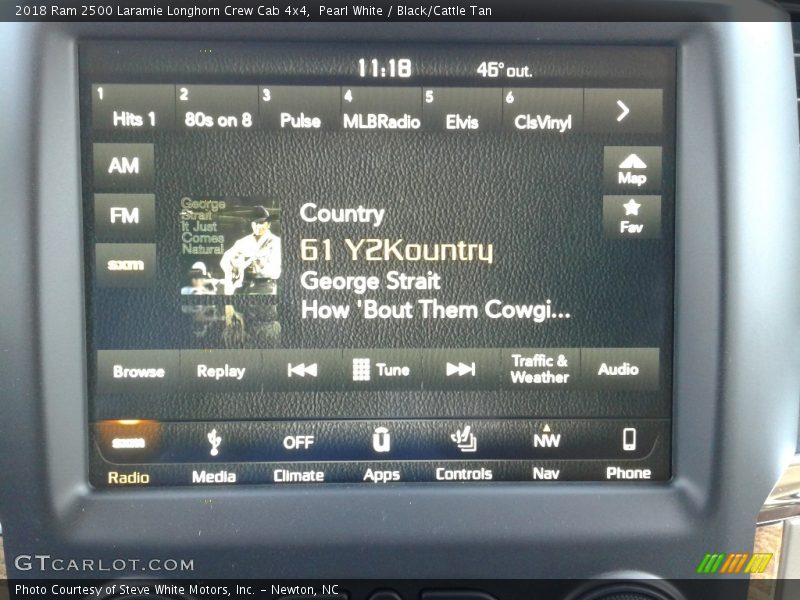 Controls of 2018 2500 Laramie Longhorn Crew Cab 4x4