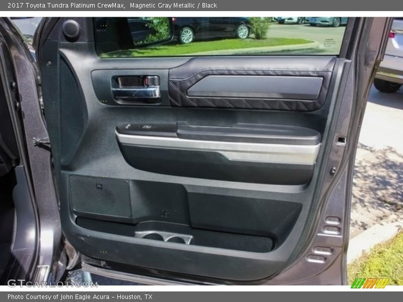 Magnetic Gray Metallic / Black 2017 Toyota Tundra Platinum CrewMax