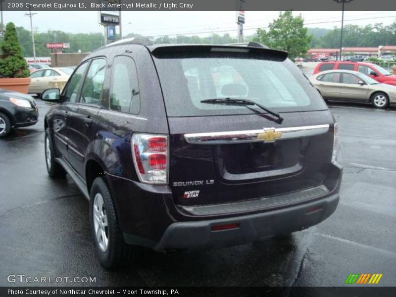 Black Amethyst Metallic / Light Gray 2006 Chevrolet Equinox LS