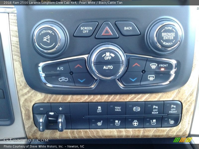 Controls of 2018 2500 Laramie Longhorn Crew Cab 4x4