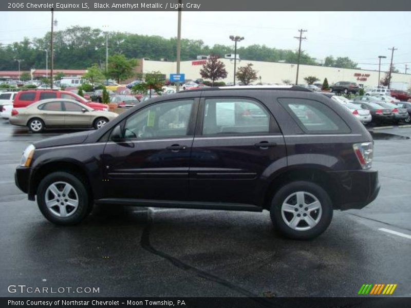 Black Amethyst Metallic / Light Gray 2006 Chevrolet Equinox LS
