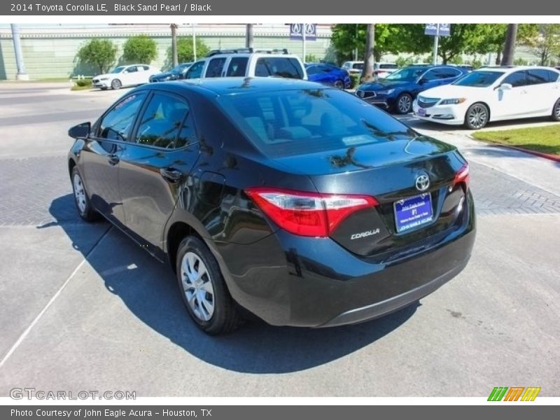 Black Sand Pearl / Black 2014 Toyota Corolla LE